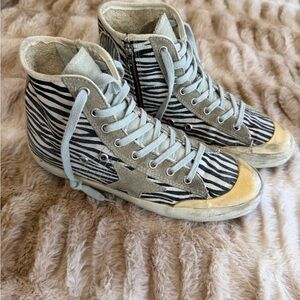 Golden Goose Francy Zebra High Top
Sneakers - Size 38 US 8